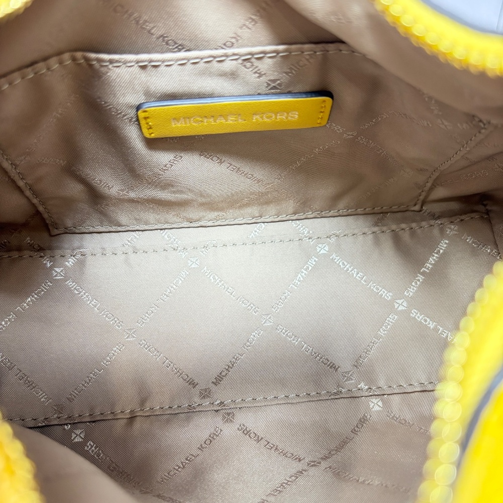 MICHAEL KORS Ember Small Bag in Daisy Yellow - New without crossbody strap - Picture 7 of 9